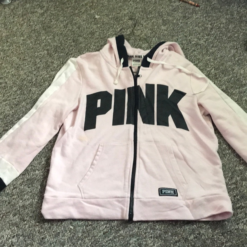 PINK zip up hoodie